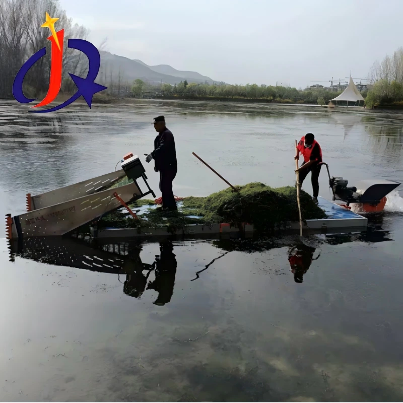 लहान मिनी जलीय तण काढणी यंत्र